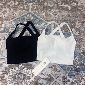 Alo Yoga double crossed back tank